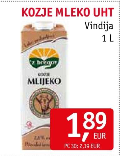 KOZJE MLEKO UHT