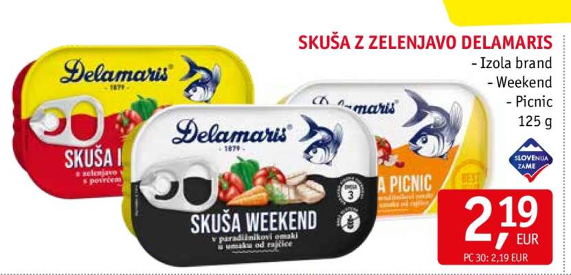 SKUŠA Z ZELENJAVO DELAMARIS