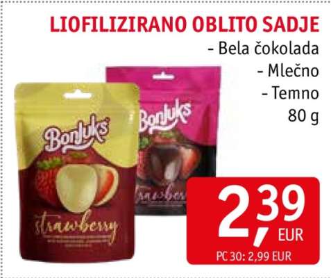 Liofilizirano Oblito Sadje