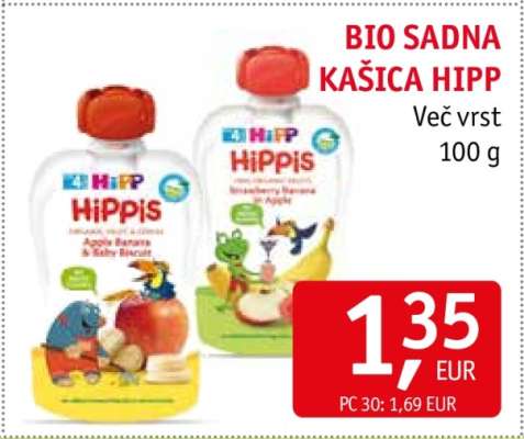 BIO SADNA KAŠICA HIPP