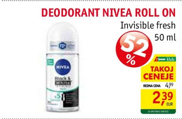 DEODORANT NIVEA ROLL ON