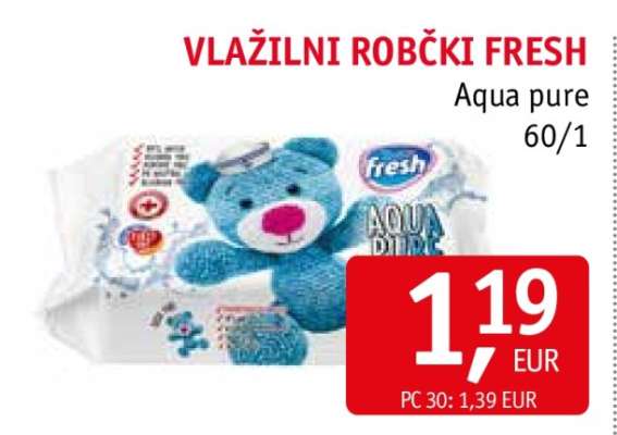VLAŽILNI ROBČKI FRESH