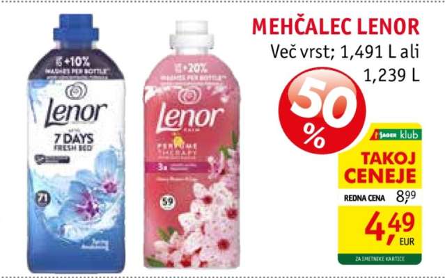MEHČALEC LENOR