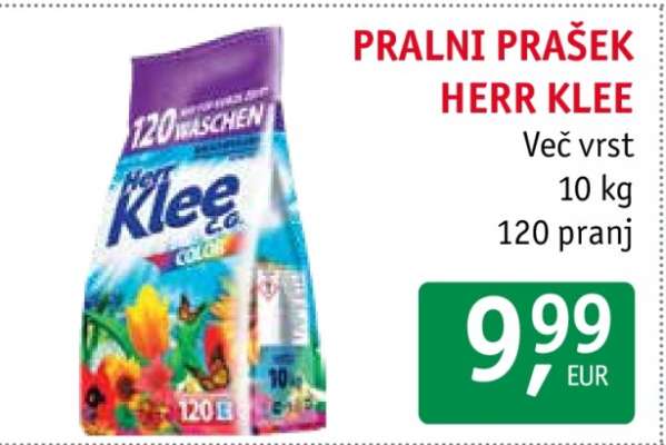 PRALNI PRAŠEK HERR KLEE
