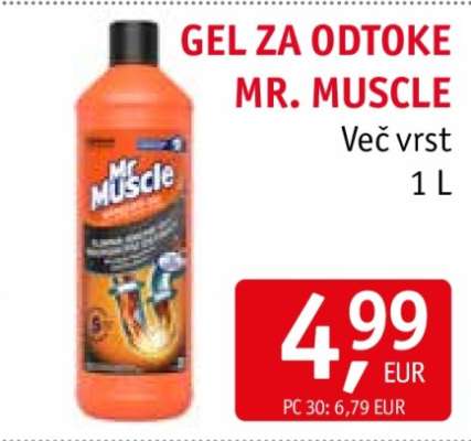 GEL ZA ODTOKE MR. MUSCLE