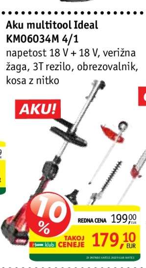 Aku multitool Ideal KM06034M 4/1