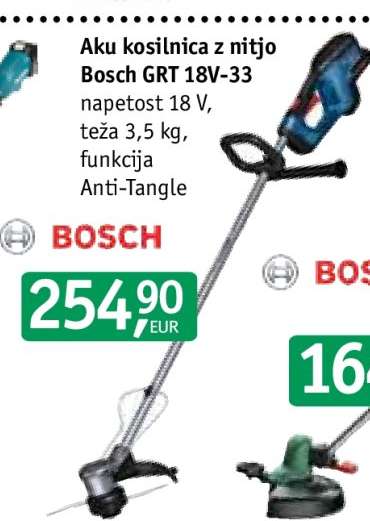 Aku kosilnica z nitjo Bosch GRT 18V-33