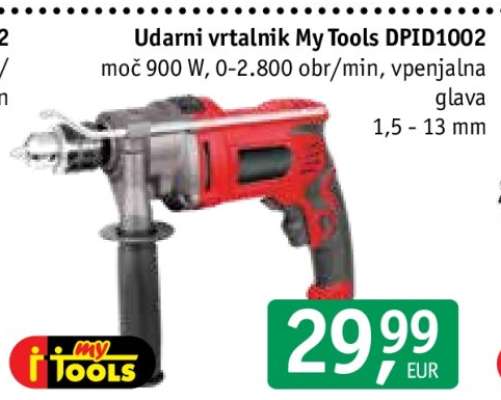 Udarní vrtalnik My Tools DPID1002