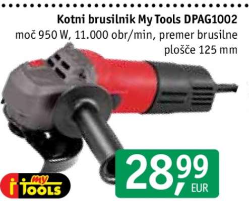 Kotní brusilnik My Tools DPAG1002