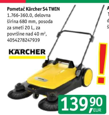 Pometač Kärcher S4 TWIN