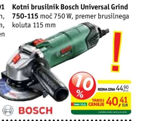Kotni brusilnik Bosch Universal Grind 750-115