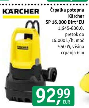 Črpalka potopna Kärcher SP 16.000 Dirt*EU