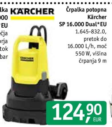 Črpalka potopna Kärcher SP 16.000 Dual*EU