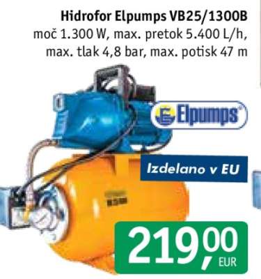 Hidrofor Elpumps VB25/1300B