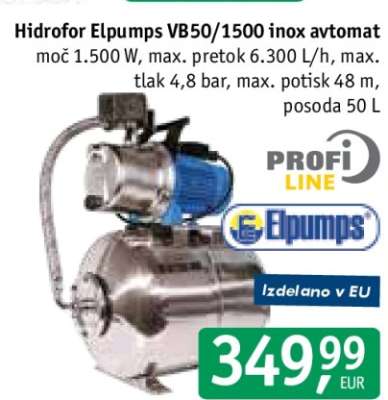 Hidrofor Elpumps VB50/1500 inox avtomat