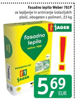 Fasadno lepilo Weber 761P