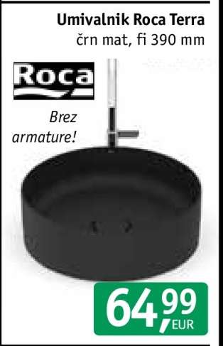 Umivalnik Roca Terra