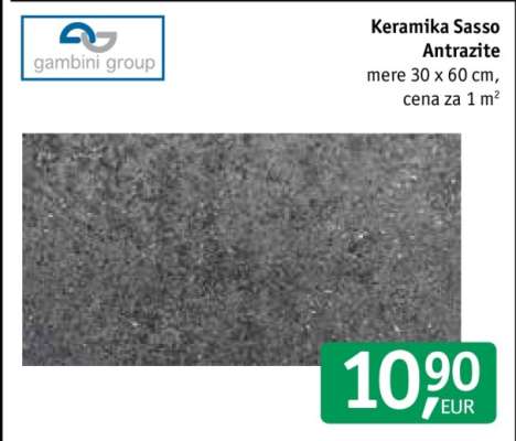 Keramika Sasso Antrazite