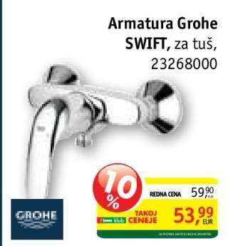 Armatura Grohe Swift za tuš