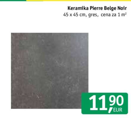 Keramika Pierre Belge Noir
