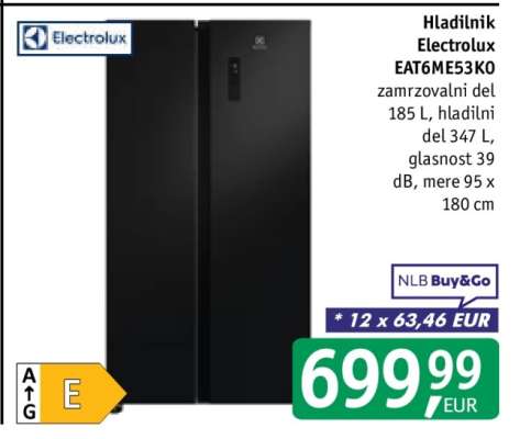 Hladilnik Electrolux EAT6ME53K0