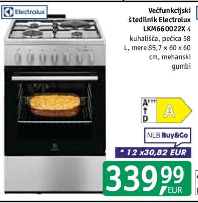 Večfunkcijski štedilnik Electrolux LKM660022X