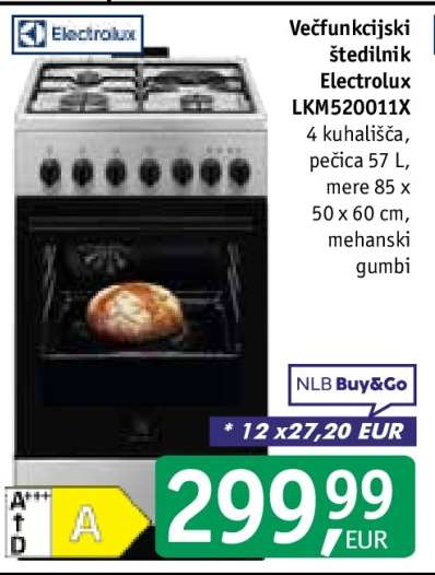 Večfunkcijski štedilnik Electrolux LKM520011X