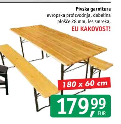 Pivska garnitura