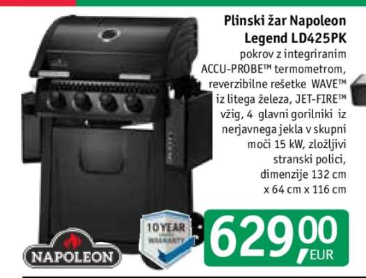 Plinski žar Napoleon Legend LD425PK