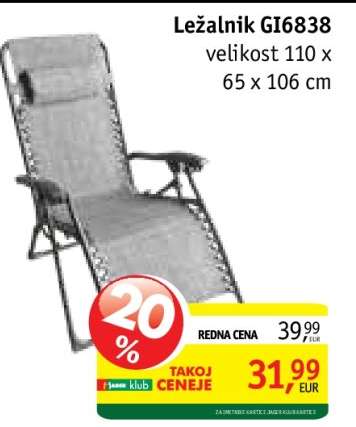Ležalnik GI6838