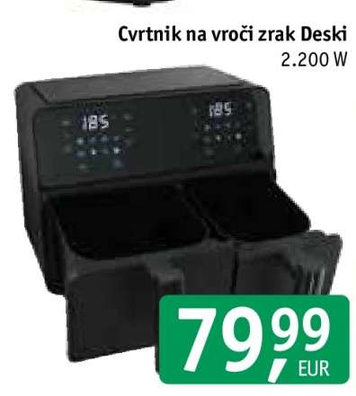Cvrtlnik na vroči zrak deski