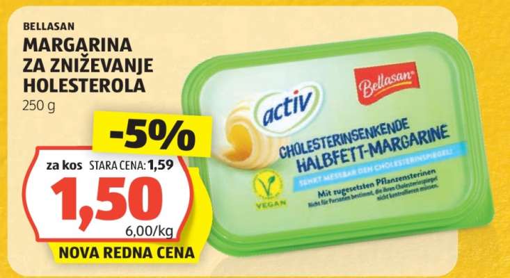 Bellasan Margarina za zniževanje holesterola
