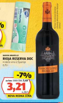 Baron Amarillo Rioja Reserva DOC
