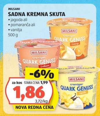Milsani Sadna Kremna Skuta