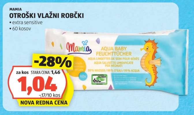 MAMIA OTROŠKI VLAŽNI ROBČKI