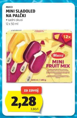 Mucci Mini Sladoled na Palčki