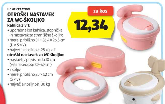 Otroški nastavek za WC-školjko