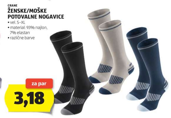 Ženske/Moške Potovalne Nogavice