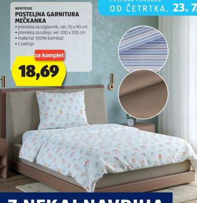 Posteljna garnitura Mečkanka