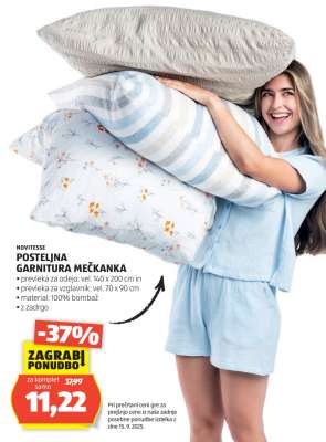 Posteljna garnitura Mečkanka