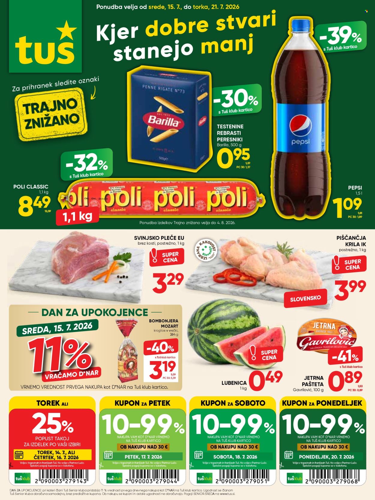 Tuš katalog - 15.07.2026 - 21.07.2026. Stran 1