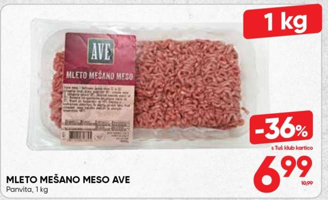 MLETO MEŠANO MESO AVE