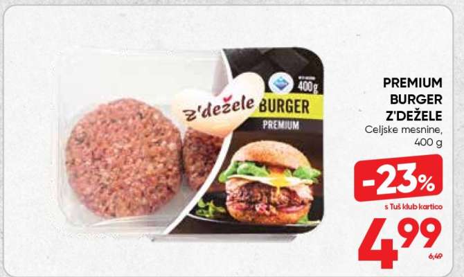 PREMIUM BURGER Z'DEŽELE