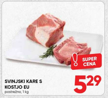 Svinjski kare s kostjo EU