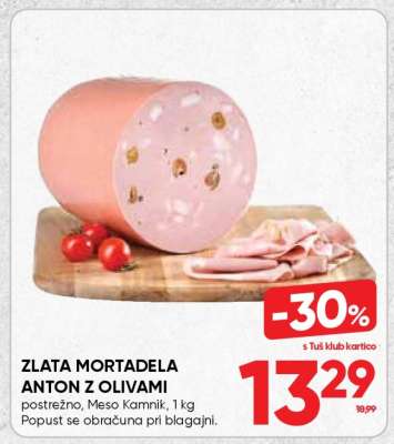 Zlata Mortadela Anton z Olivami
