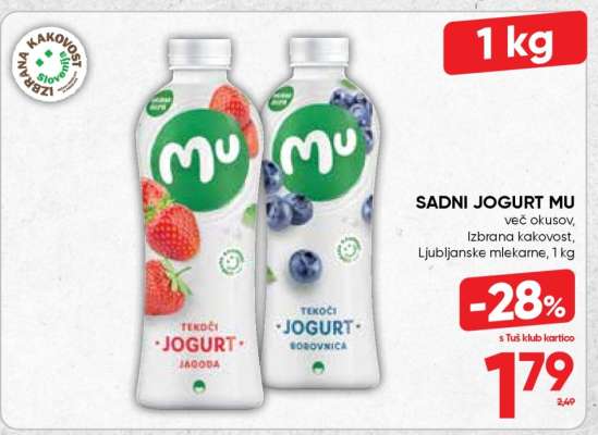 SADNI JOGURT MU