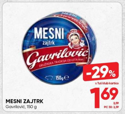 MESNI ZAJTRK