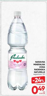 NARAVNA MINERALNA VODA RADENSKA NATURELLE
