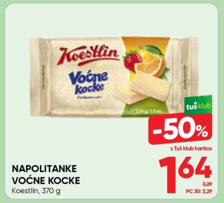 Napolitanke Vočne Kocke