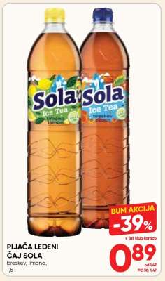 PIJAČA LEDENI ČAJ SOLA